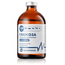 Глюкоза 5% (Мосагроген), флак. 100 мл