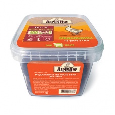 AlpenHof Лакомство Медальоны из филе утки для собак 450 г