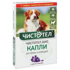 Чистотел БИО с лавандой Капли для средних и крупных собак