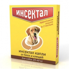 Инсектал капли для кошек и собак от 20 до 40 кг (1 пип/уп)