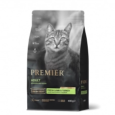 Premier Cat Lamb&Turkey ADULT сухой корм для кошек, индейка и ягненок