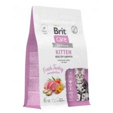 Brit Care сухой корм для котят, беременных и кормящих кошек, индейка, 400 г