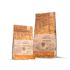 Сухой корм RAWIVAL для собак средних и крупных пород, утка и фазан