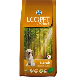 Ecopet Natural Сухой корм для взрослых собак Maxi, ягненок, 12 кг