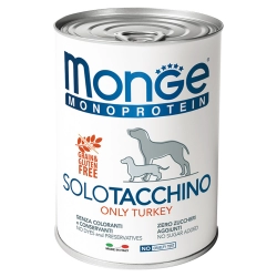 Monge Dog Monoprotein Solo консервы для собак паштет из индейки