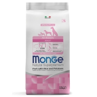 Monge Dog Monoprotein корм для собак всех пород свинина с рисом и картофелем