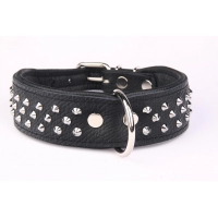 ZOOLESZCZ Ошейник для собак "Studs", черный