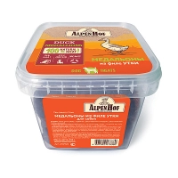 AlpenHof Лакомство Медальоны из филе утки для собак 450 г