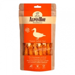 AlpenHof Лакомство Жевательные палочки с уткой для мел собак/щенков 50г