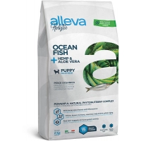 Сухой корм для щенков крупных пород Alleva Holistic Ocean Fish + Hemp & Aloe vera Puppy Maxi