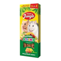 Happy Jungle Палочки для мелких грызунов микс 3 вкуса 3 шт