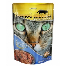 "Ночной Охотник" для кошек 100г желе Курица паучи