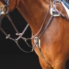 SHIRES SALISBURY Мартингал с подперсьем для лошади "Five Points", австралийский орех