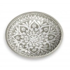 TARHONG Миска для животных "Boho Medallion", белая с рисунком, 13х13х2,8см (180мл)