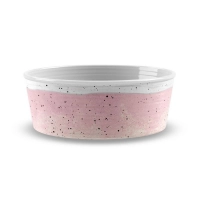 TARHONG Миска для животных "Desert Wash", бело-розовая, 17х5,9см (950мл)