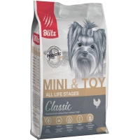 Blitz Classic сухой корм для собак миниатюрных и  мелких пород
