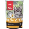 Blitz Sensitive пауч для кошек кусочки в соусе Индейка с печенью, 24 шт