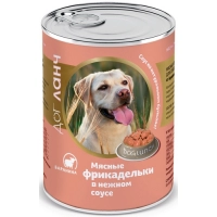 Dog Lunchконсервы для собак Мясные фрикадельки в нежном соусе Баранина