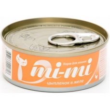 MI-MI консервы для кошек и котят с цыпленком