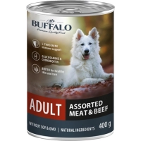 Mr.Buffalo ADULT консервы для собак Мясное ассорти с говядиной