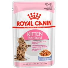 Royal Canin Kitten Sterilised пауч для стерил. котят кусочки в желе